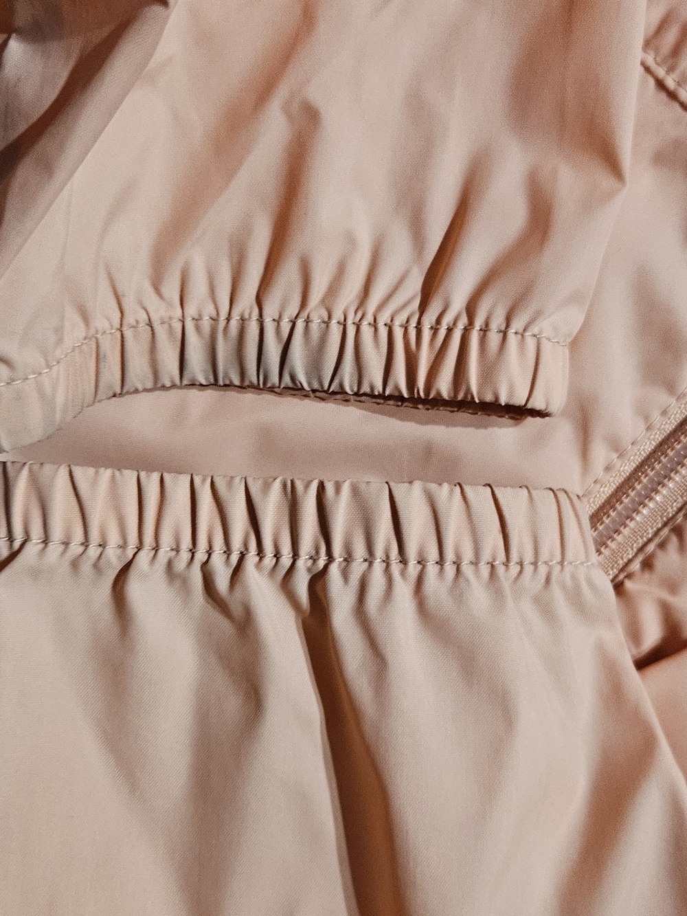 Columbia Girls Windbreaker Rain Jacket Hooded Peach Pink Size M 10/12. - Picture 9 of 9